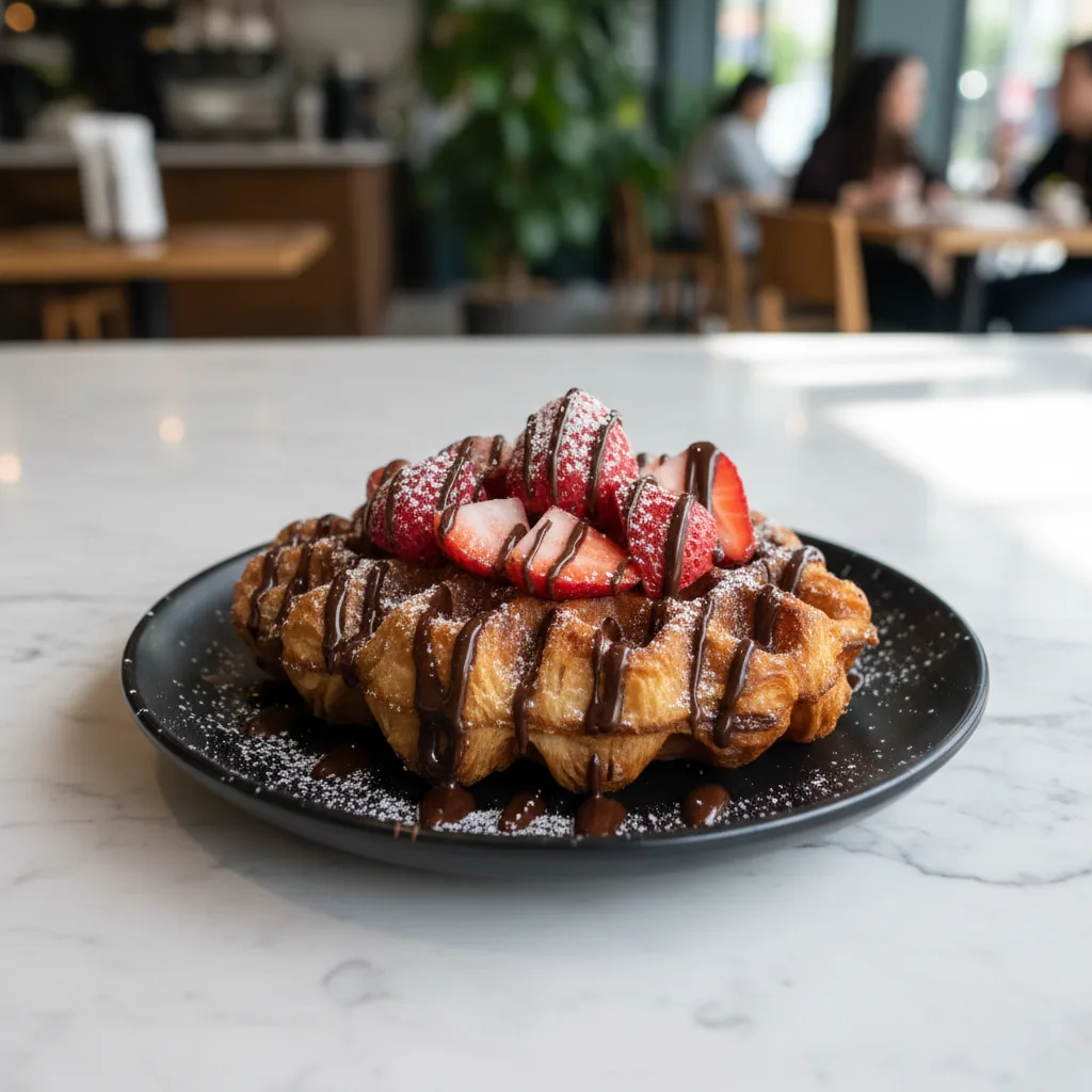Croffle Strawberry