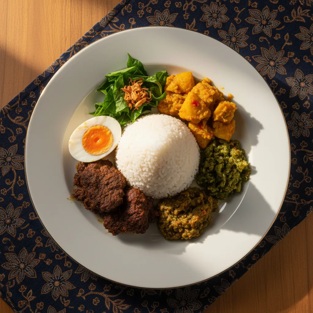 Nasi Padang Komplit